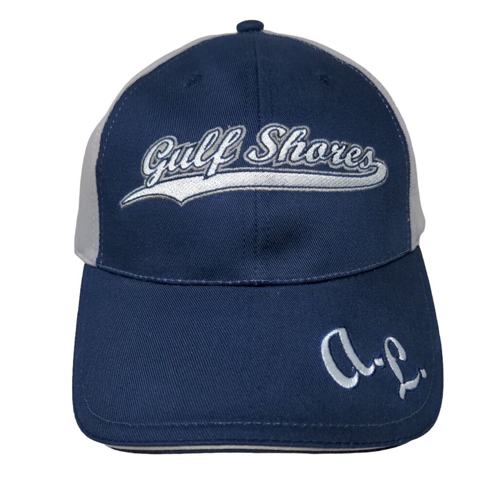 Gulf Shores AL Strapback Hat Multi OSFA Embroidered Colorblock Bio-Domes